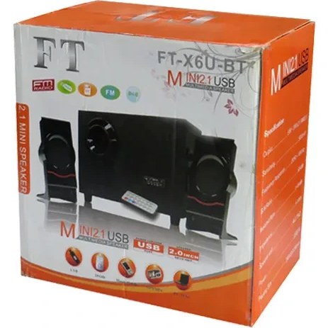 اسپیکر سه تیکهFT اف تی مدلFT-X6U-BT